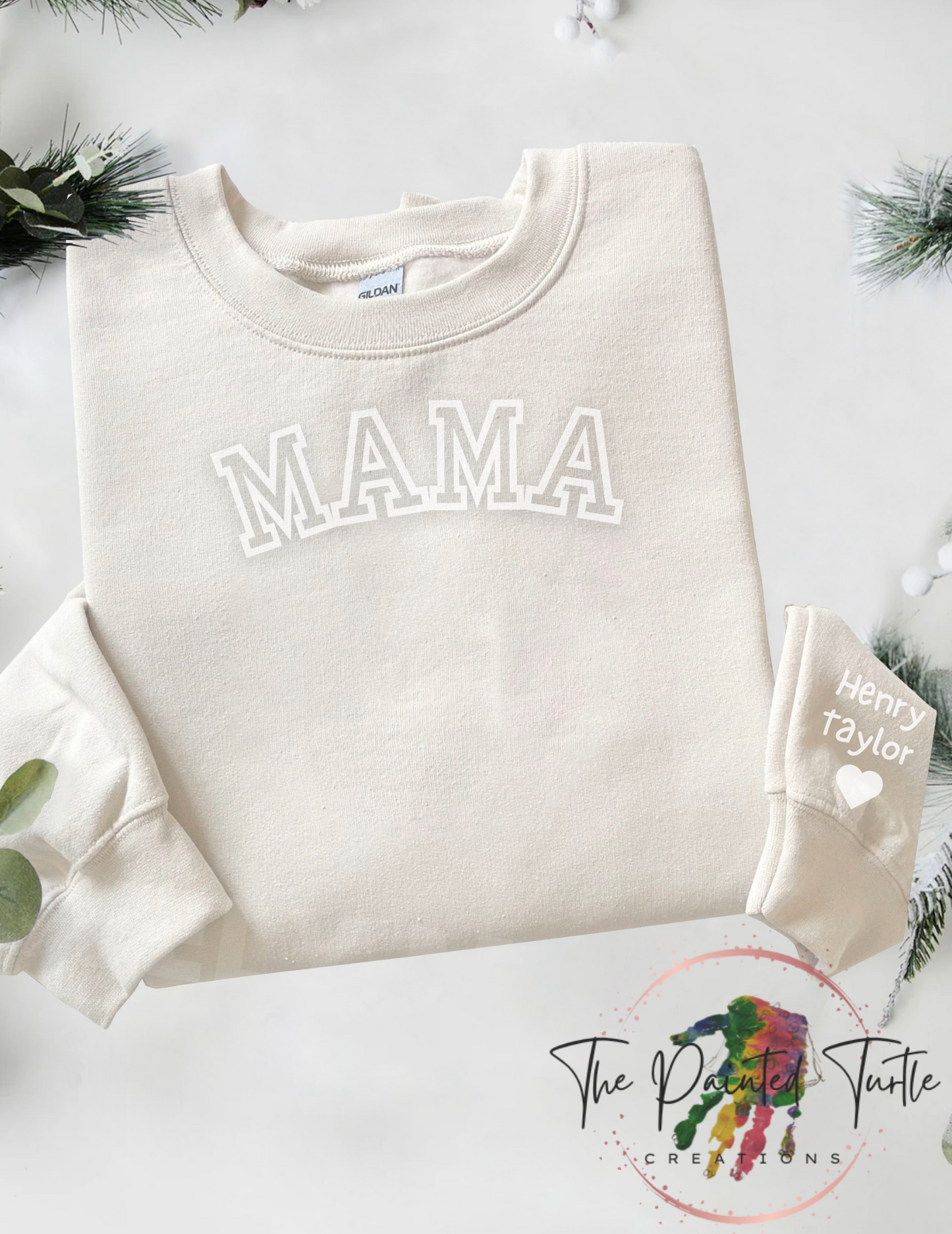 mama sweatshirt, mama sweatshirt with kids names on sleeve, mom gift, gift for mom, personalized gift, birthday gift for mom, christmas gift for mom, mothers day gift, gift for her, minimalist cool mom sweatshirt, new mom gift