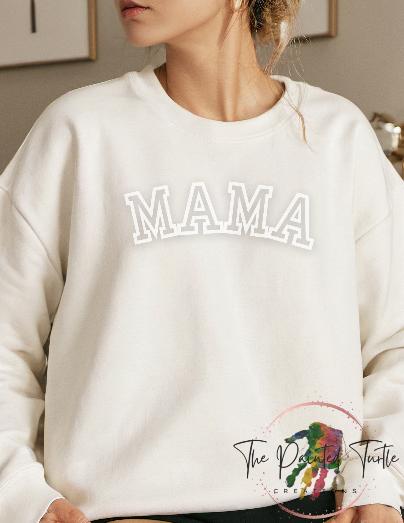 mama sweatshirt, mama gift, gift for mom, gift for her, mothers day gift, birthday gift, sweatshirt with  names on sleeve, name on sleeve, mama shirt, mama gift