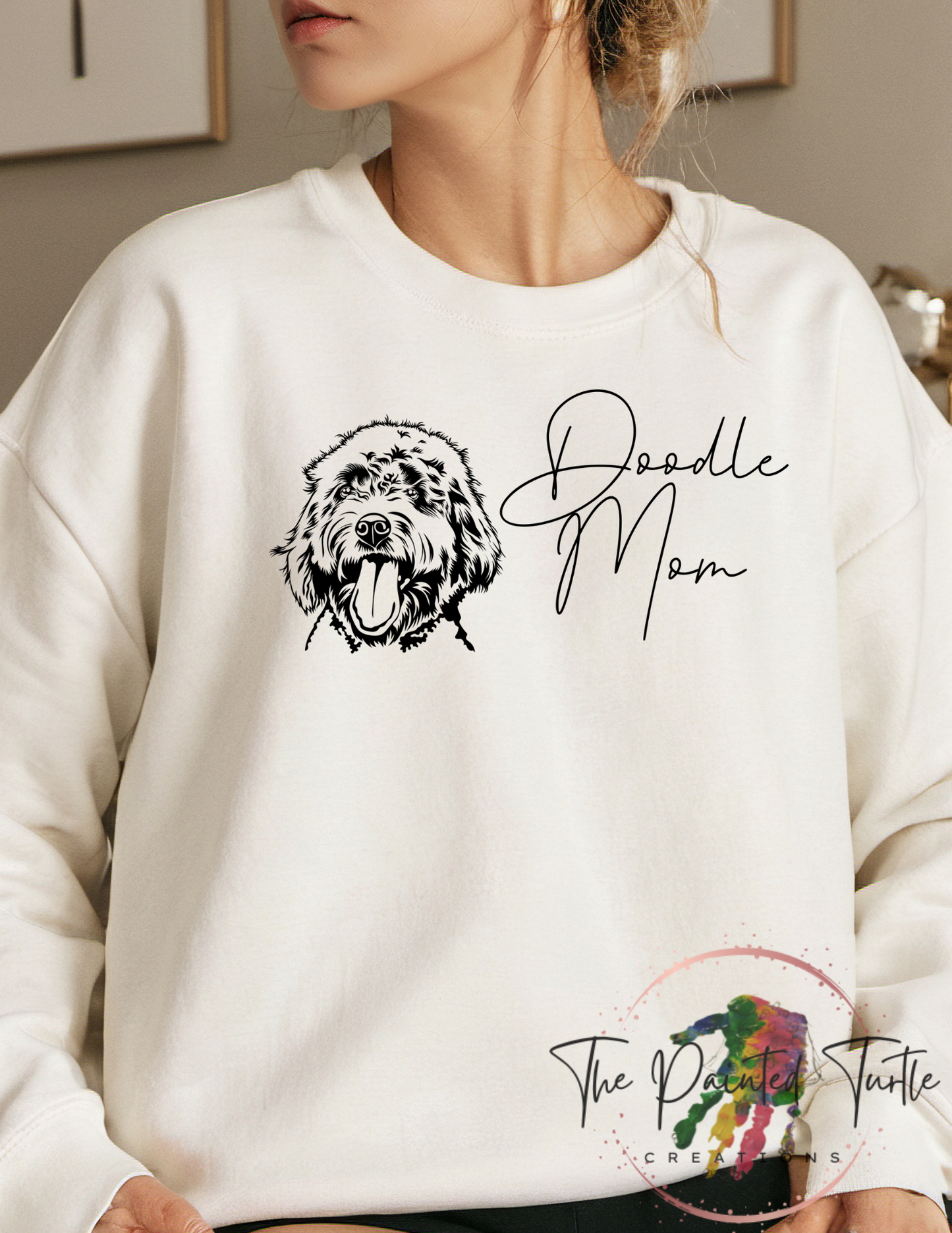 doodle mom, golden doodle, dog with glasses, mom gift, gift for her, gift for mom, sweatshirt, personalized gift, personalized sweatshirt, dog mom, dog mama, valentine's gift, mothers day gift