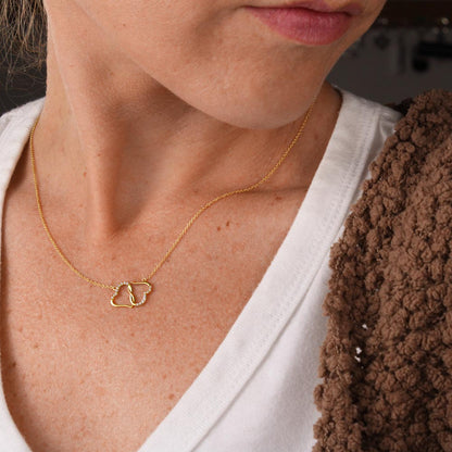 Heart Necklace for Daughter - Gift for Daughter - Gift from Dad - Diamond Necklace - Father Daughter Gift