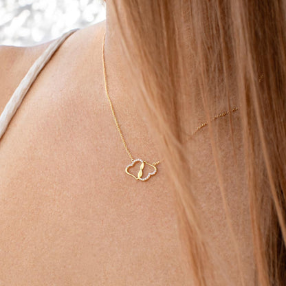 Heart Necklace for Daughter - Gift for Daughter - Gift from Dad - Diamond Necklace - Father Daughter Gift