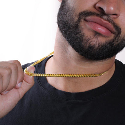 Gift for Son - To My Son - Cuban Link Chain Necklace - Cuban Link - Gift from Mom /Dad - Gift for Him - Men's Jewelry - Men's Gifts