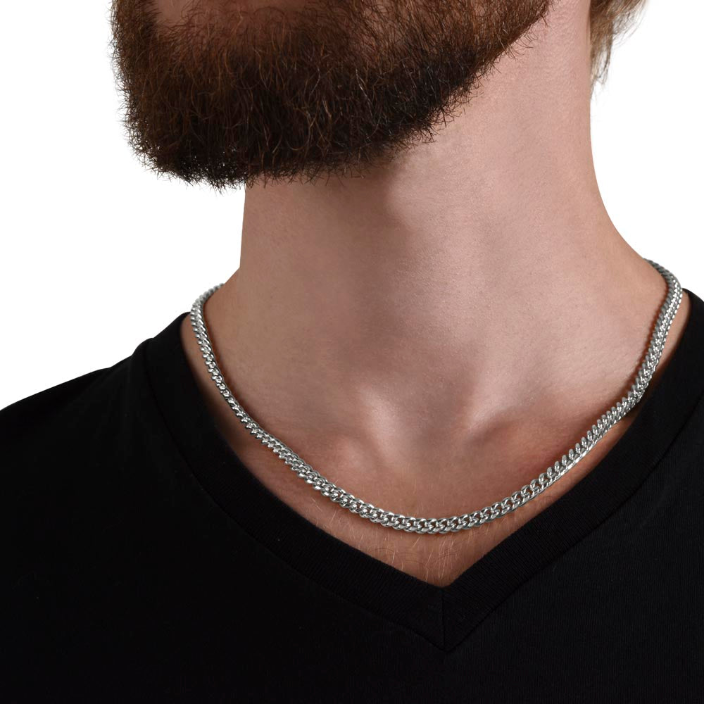 Gift for Son - To My Son - Cuban Link Chain Necklace - Cuban Link - Gift from Mom /Dad - Gift for Him - Men's Jewelry - Men's Gifts