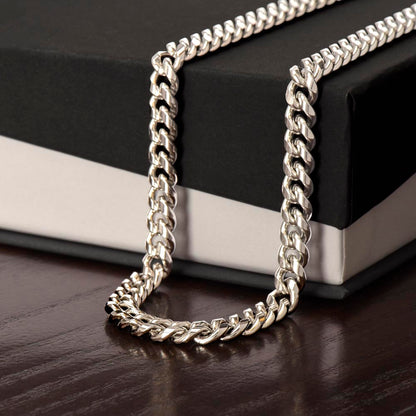 Gift for Son - To My Son - Cuban Link Chain Necklace - Cuban Link - Gift from Mom /Dad - Gift for Him - Men's Jewelry - Men's Gifts