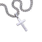Cuban Chain Cross Necklace - To My Man, My Missing Piece