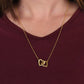 Gold Heart Necklace for Daughter - Gift for Daughter - Gift from Dad - Diamond Necklace - Father Daughter Gift - Personalized Gift, Custom Gift, Graduation Gift