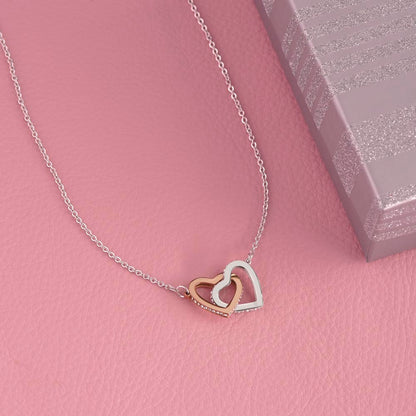 Gold Heart Necklace for Daughter - Gift for Daughter - Gift from Dad - Diamond Necklace - Father Daughter Gift - Personalized Gift, Custom Gift, Graduation Gift