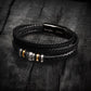 Vegan Leather Bracelet For Son From His Parents - Gift for Son on His Birthday - Grown-up Son Bracelet Gift - Meaningful Graduation Gift for Son - Wedding Gift
