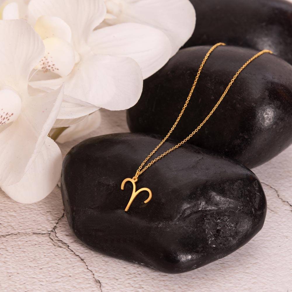 Zodiac Symbol Necklace • Gift for Girlfriend •Zodiac Necklace • Scorpio Zodiac Necklace • Leo Necklace • Libra Necklace Zodiac • Virgo Necklace • Aquarius Necklace •Valentine's Gift• Pisces Necklace