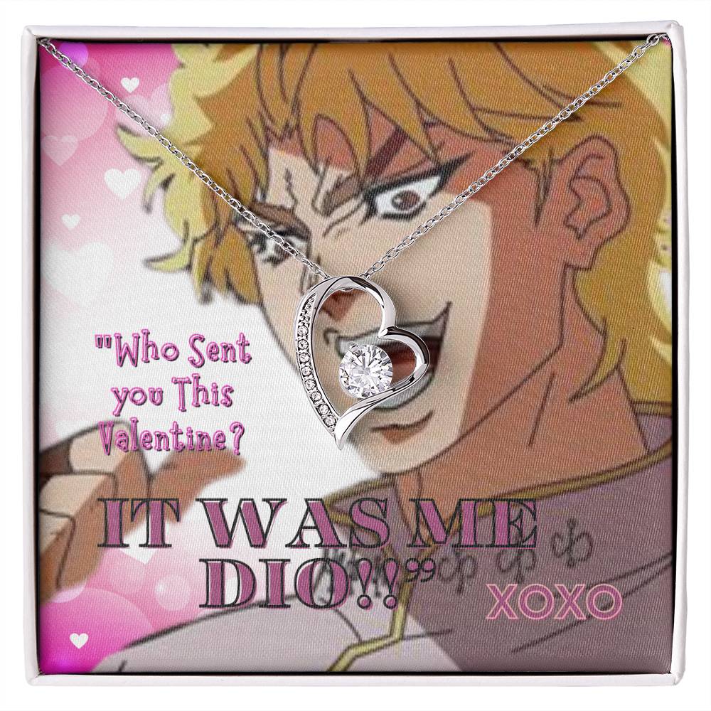 Jojo Adventure - Dio Valentine - Bizarre - Anime Forever Love Necklace | Japanese Art Anime Art | anime fan | Anime Design | Anime Gifts Anime Gifts for Her Gift for Valentine | Bizarre