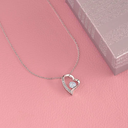 To My Granddaughter - Grandmother Granddaughter Gift - Gift for Her - Personalized Gift - Forever Love Pendant - One of Most Beautiful Chapters