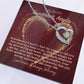 Valentine's Gift - Gift for My Beautiful Sweetheart, Customizable, Personalized Heart Pendant Gift, Forever Love Necklace