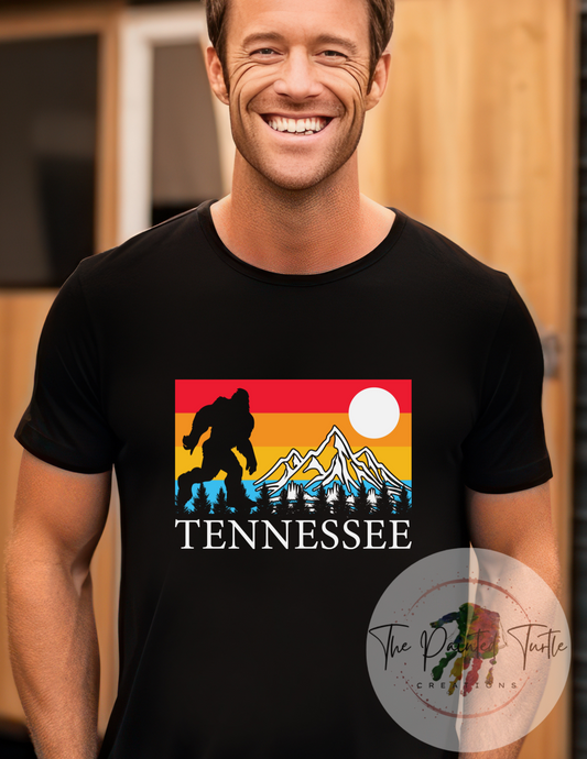 bigfoot  tennessee men's shirt