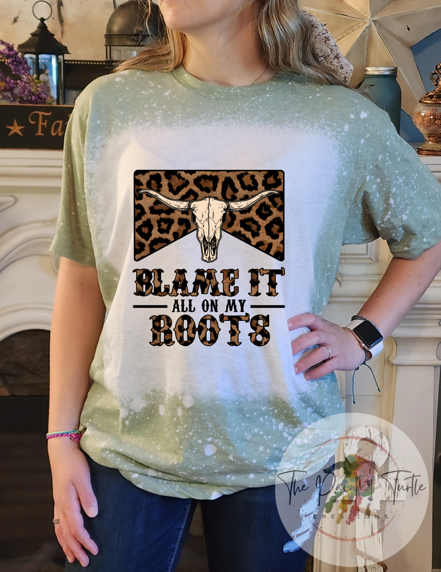 blame it all on my roots sublimation shirt