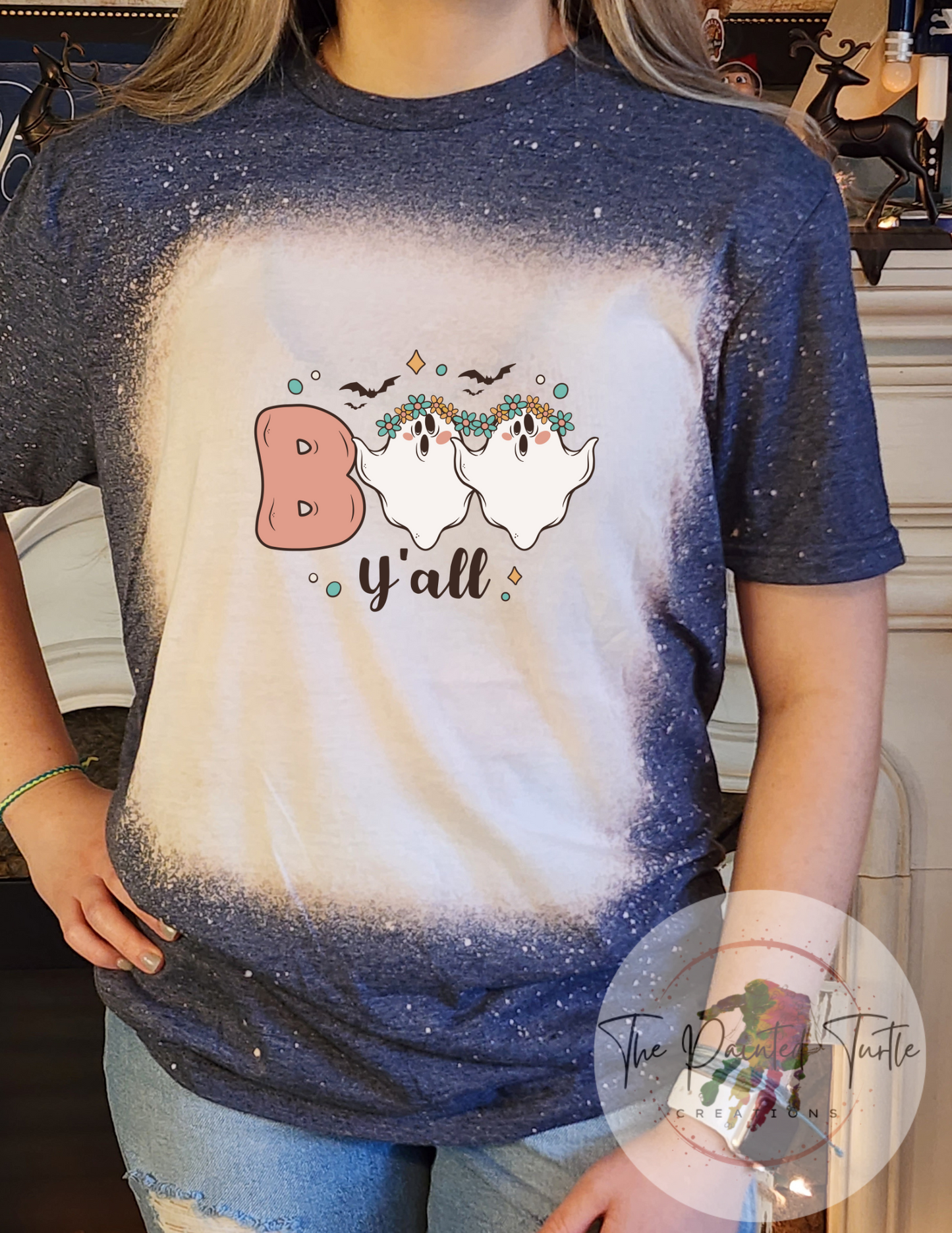 Halloween - Boo Y'all Ghost Shirt - Sublimation