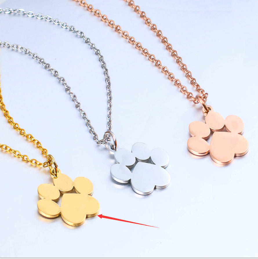 Paw Print Name Necklace, Paw Necklace, Dog Paw Necklace, Gift for Pet Moms, Pet Memorial Gift, Gift For Her, Mother's day gift