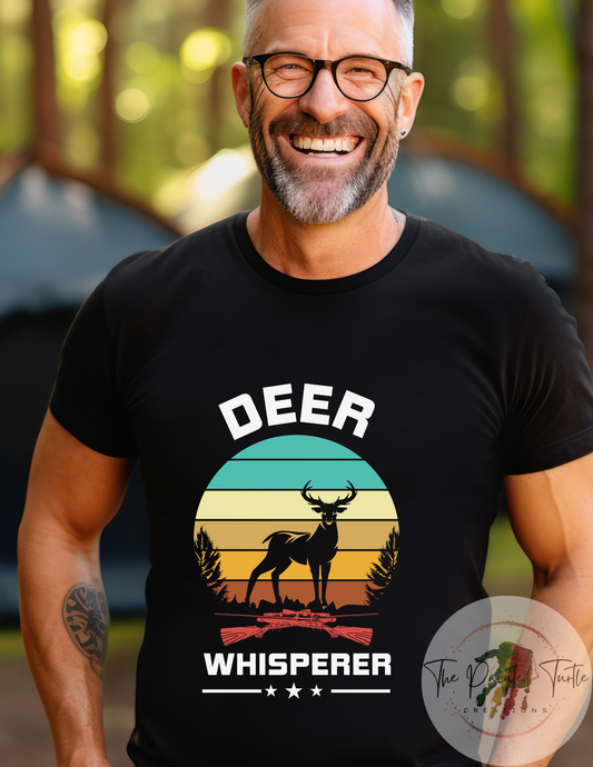 deer whisperer deer season men's shirt