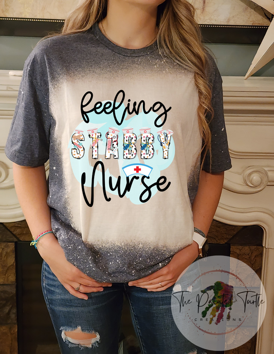 feeling stabby - nurse sublimation shirt