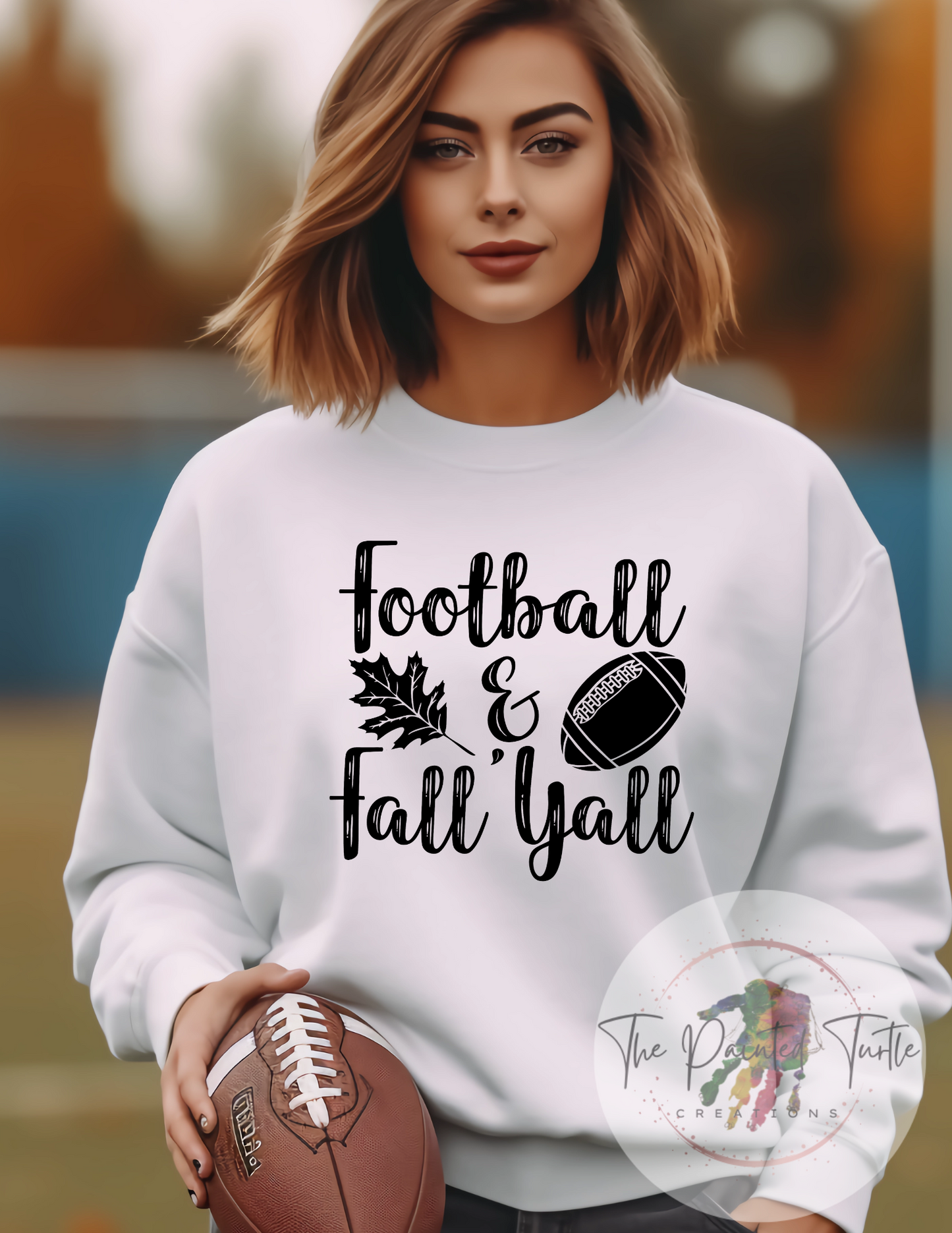 football & fall yall sweatshirt