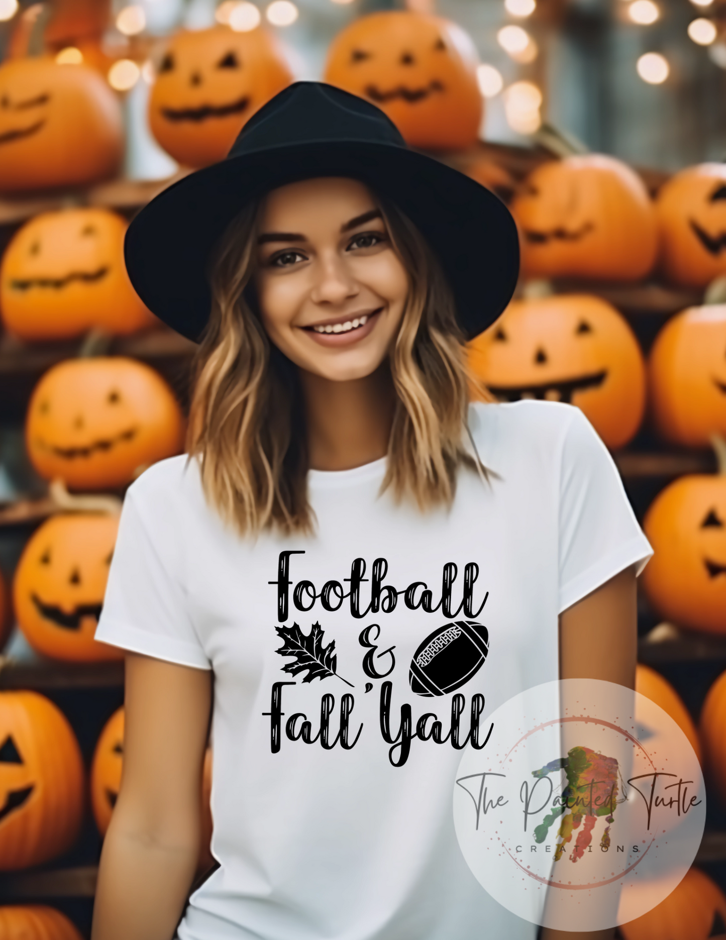 Football and Fall Yall - Comfy Sweatshirt - Game Day Shirt