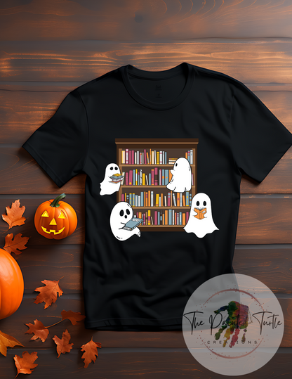 Books - Reading - Ghosts Reading Books - Librarian - Halloween