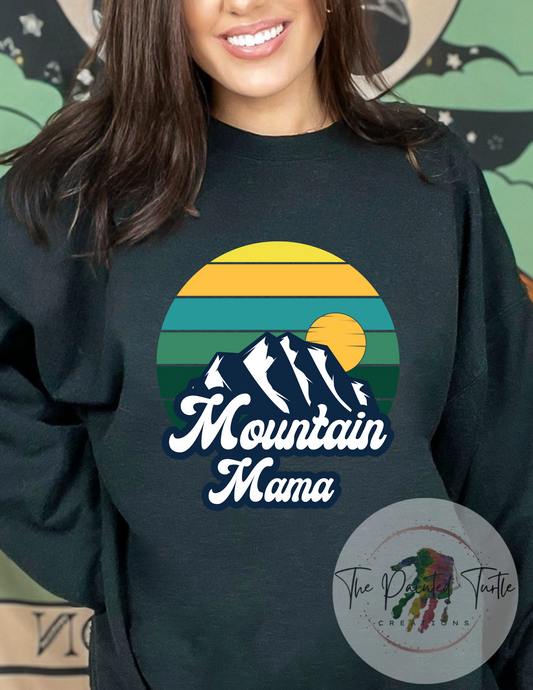 mountain mama camping camper rv shirt sweatshirt