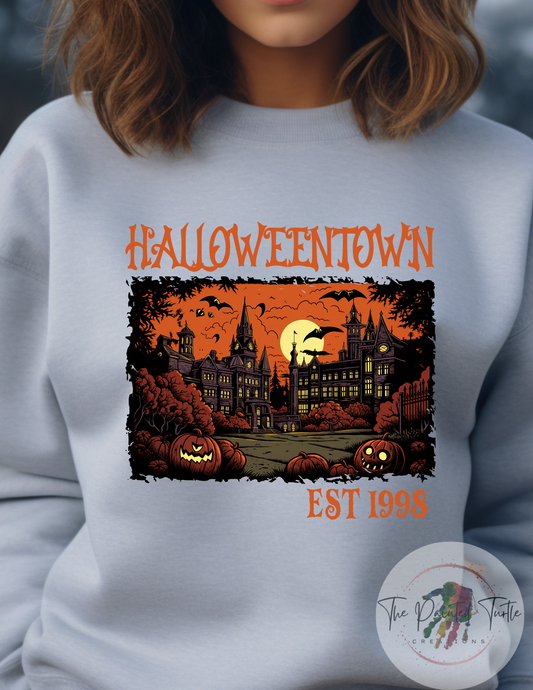 Halloweentown est. 1998 sublimation shirt sub sweatshirt