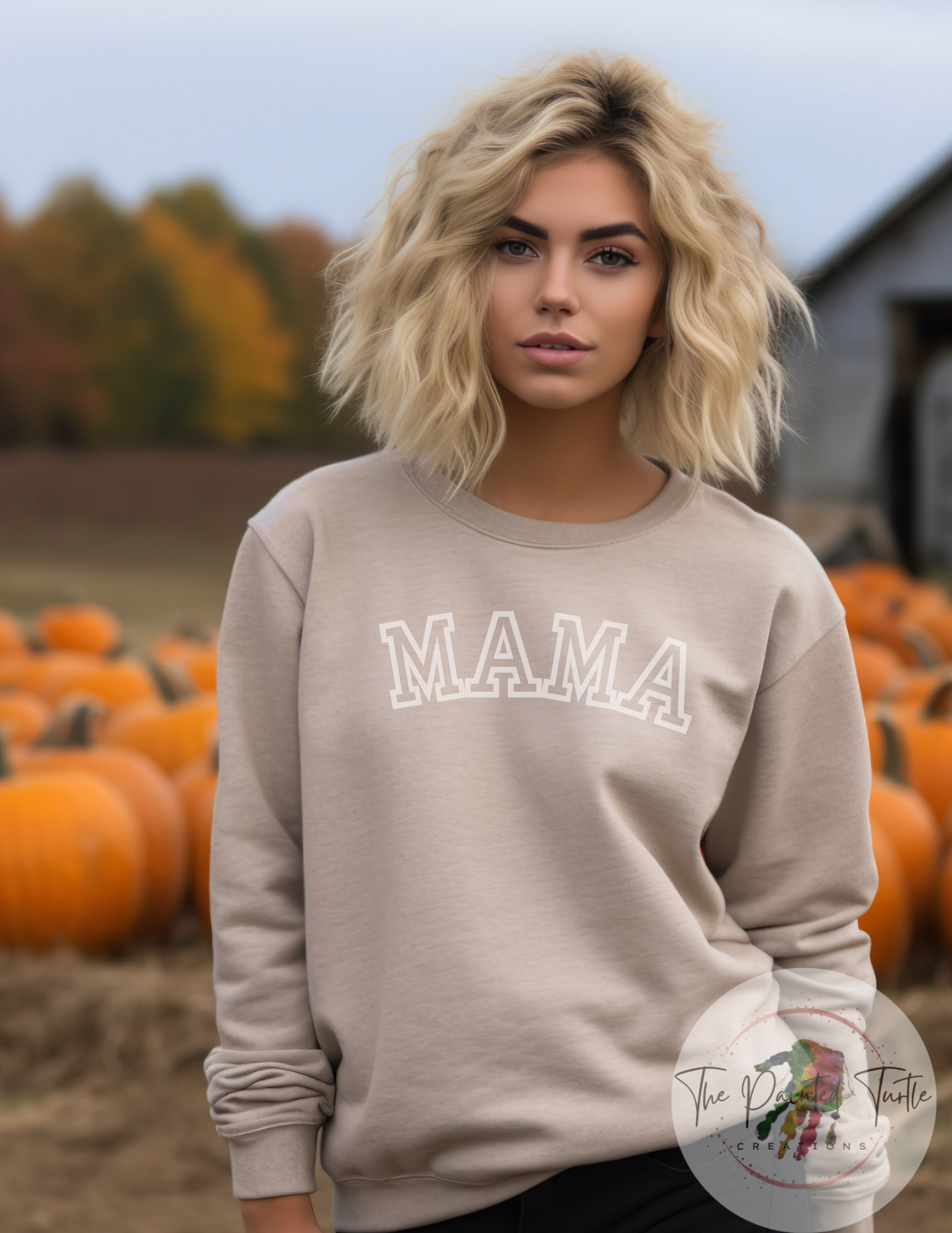 Personalized Mama Sweatshirt with Kids Names on Sleeve - New Mom Gift - Christmas Gift - Birthday Gift for Mom - Minimalist Cool Mom Sweatshirt - Mothers Day Gift - Gift for Her