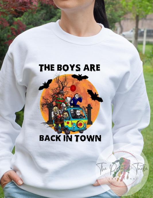 they boys are back in town scooby doo van mystery machine horror characters