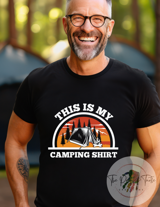 this is my camping shirt camping camper