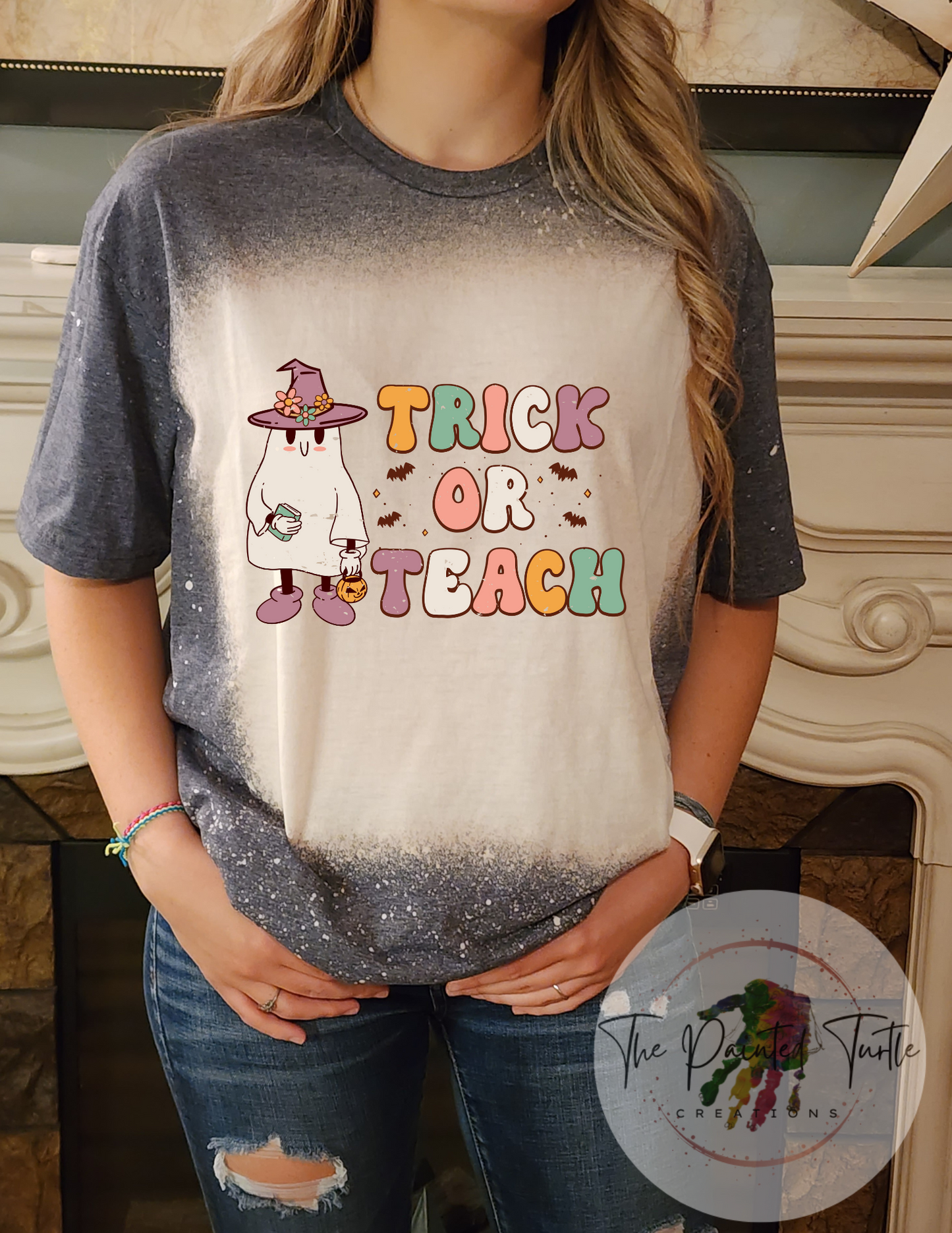 Teacher - Trick or Teach - Ghost - Halloween Shirt