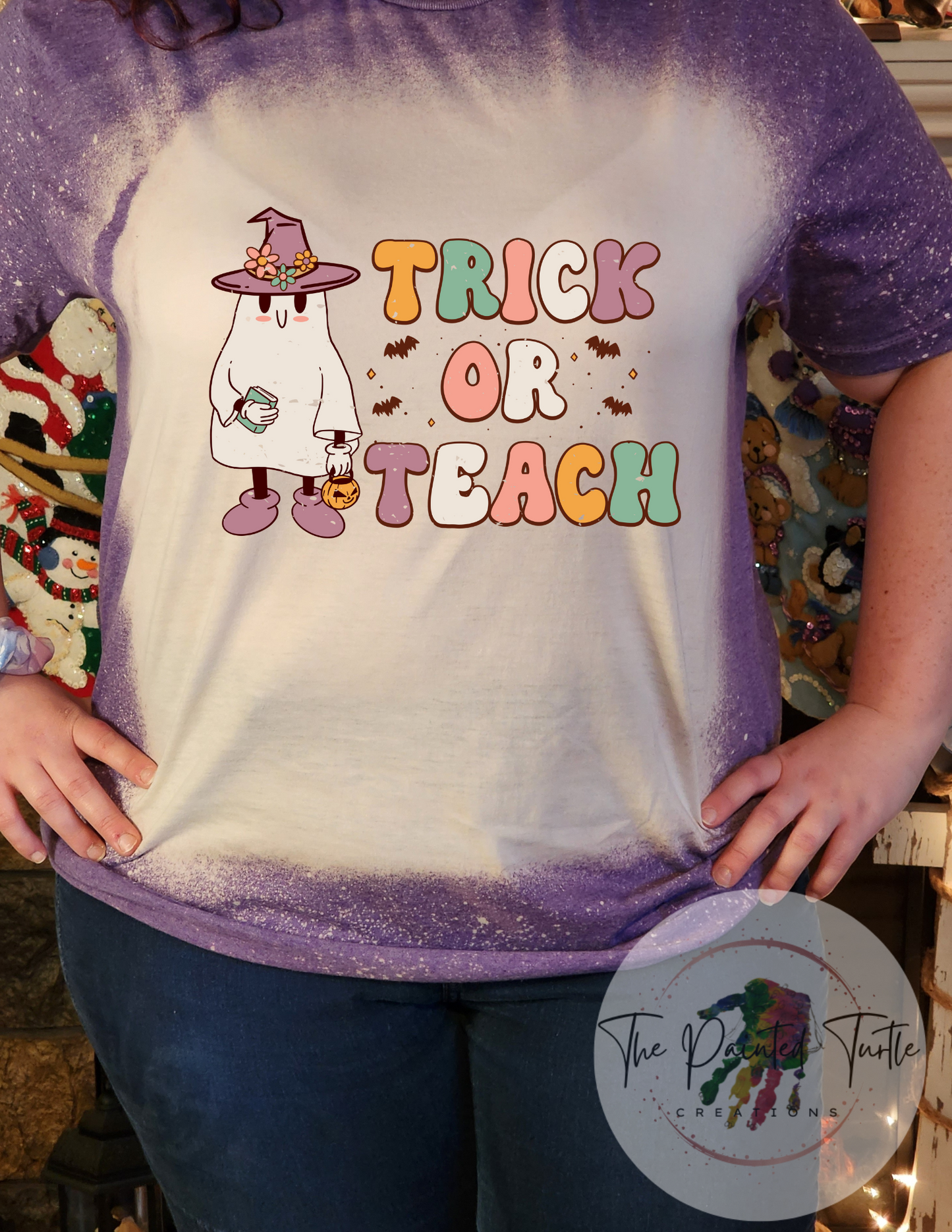 Teacher - Trick or Teach - Ghost - Halloween Shirt