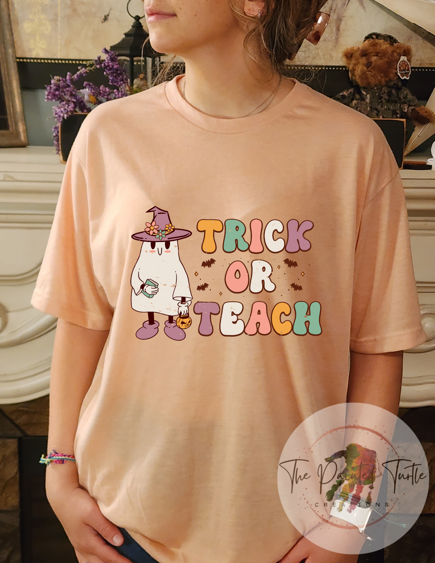 Teacher - Trick or Teach - Ghost - Halloween Shirt