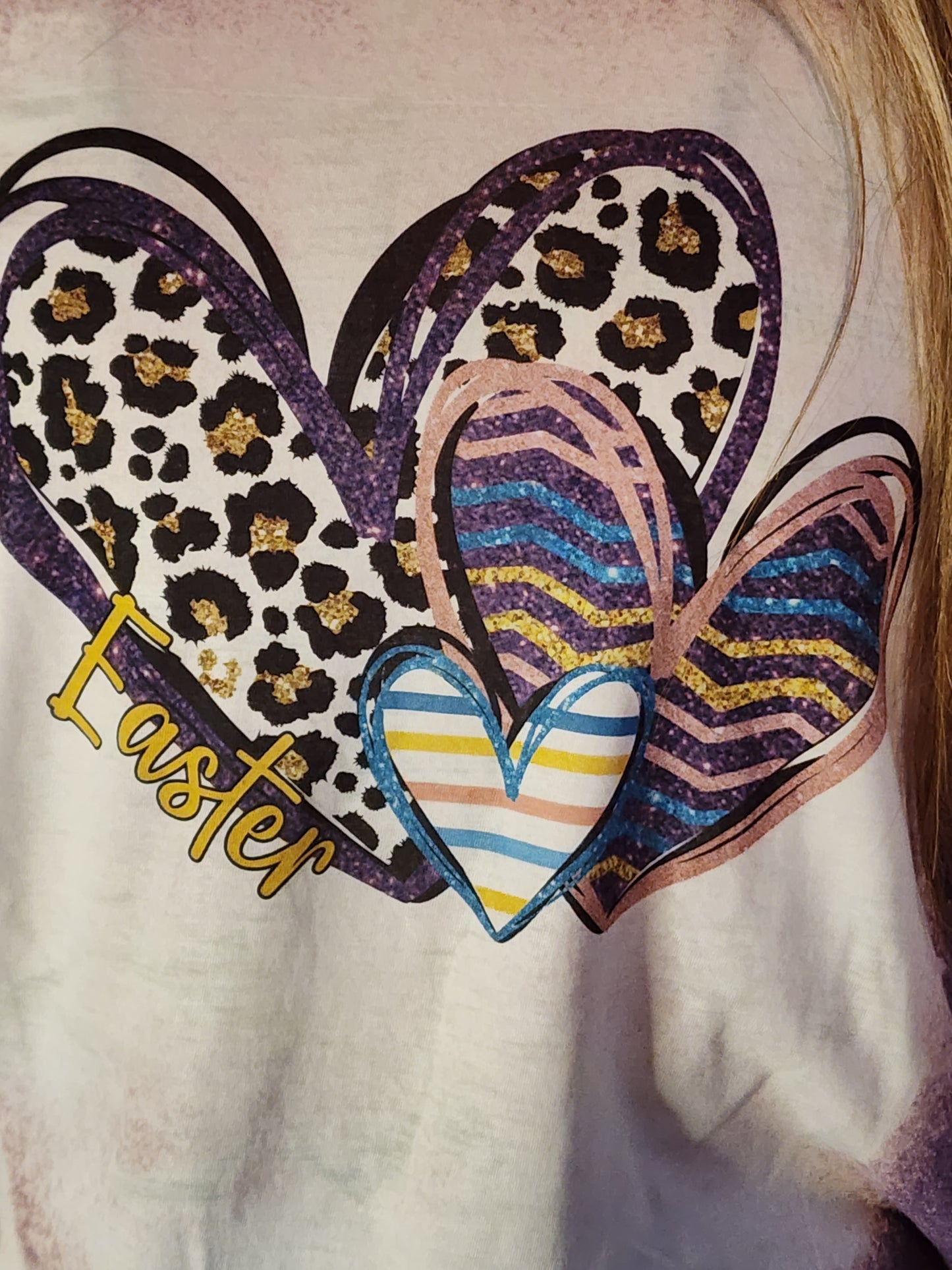 Easter Heart Sublimation Shirt