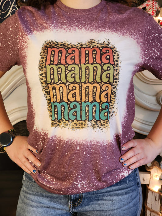 mama cheetah echo  sublimation shirt