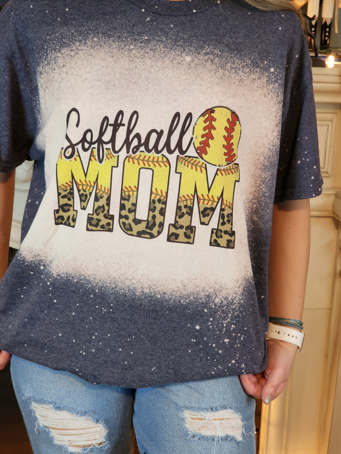 Softball Mom Sublimation Shirt - Softball Mom, Personalized Softball Tee, Gift for Her, Gift for Mom