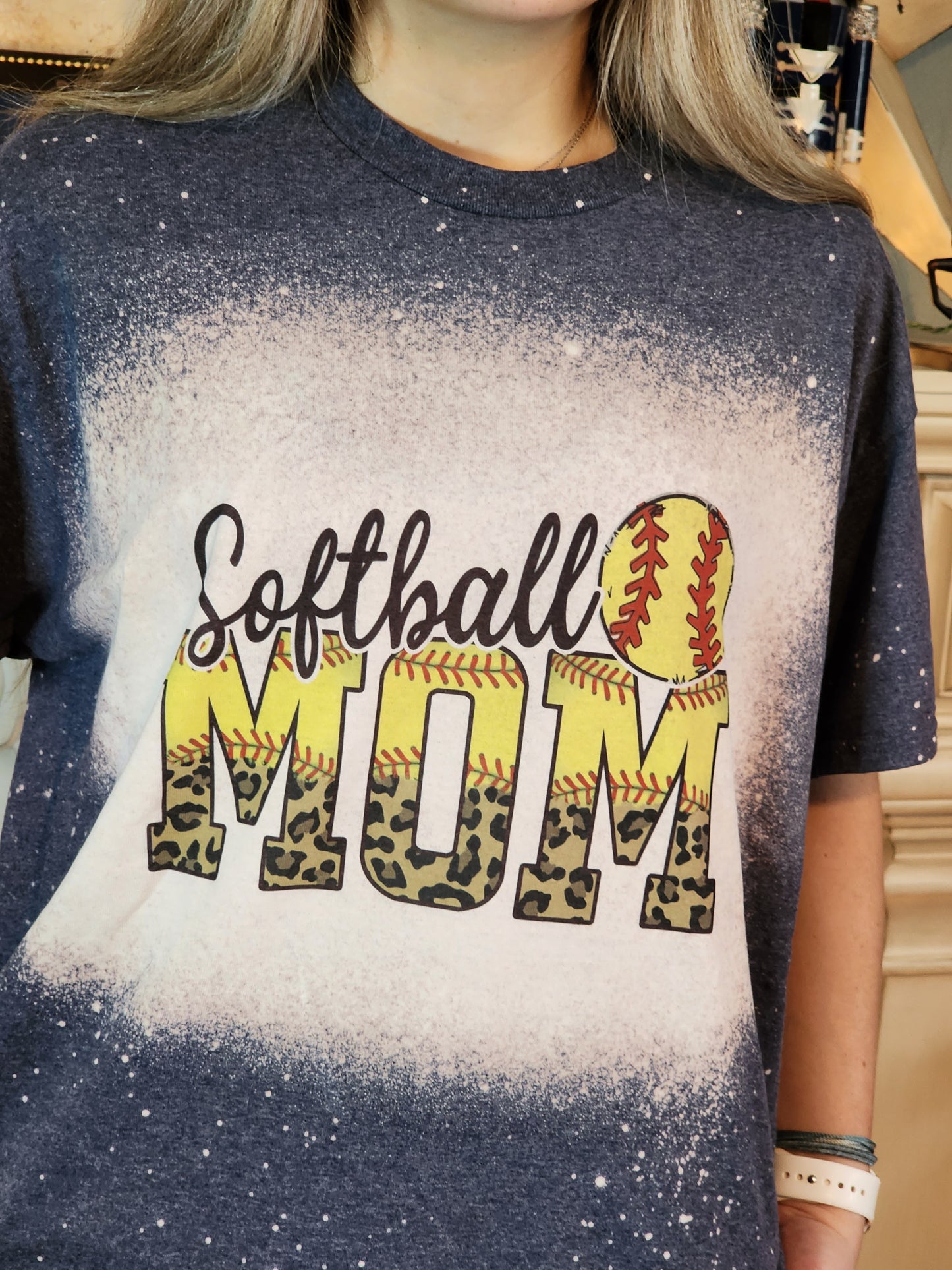 Softball Mom Sublimation Shirt - Softball Mom, Personalized Softball Tee, Gift for Her, Gift for Mom