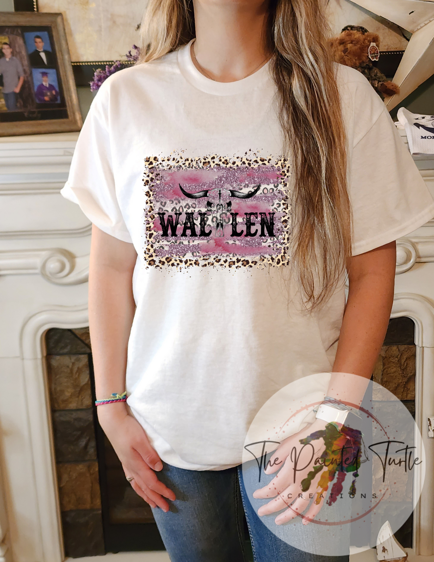 Wallen Bullskull PInk Cheetah -  Sublimation Shirt