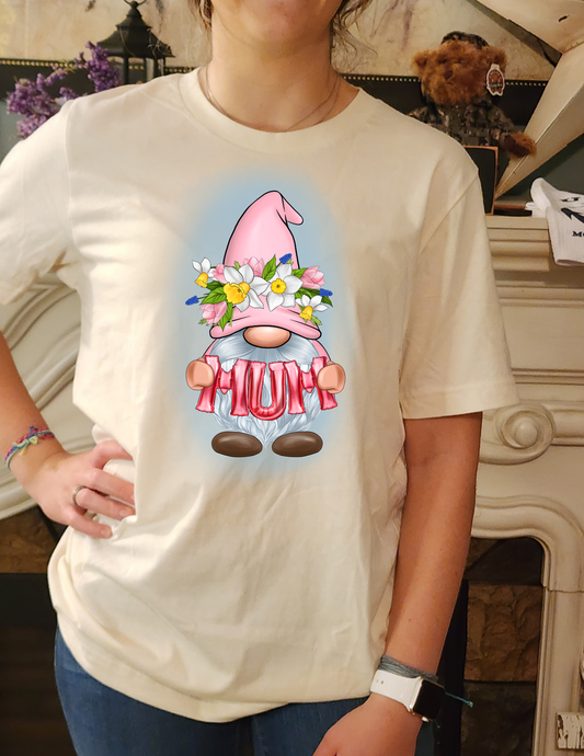 gnome mum spring sublimation shirt