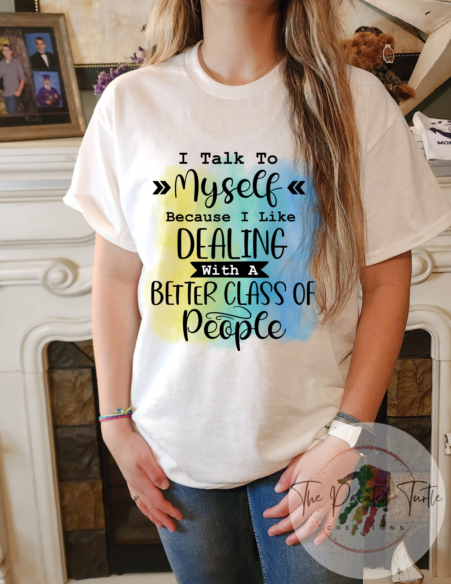 i talk to myself because i like dealing with a better class of people sublimation shirt