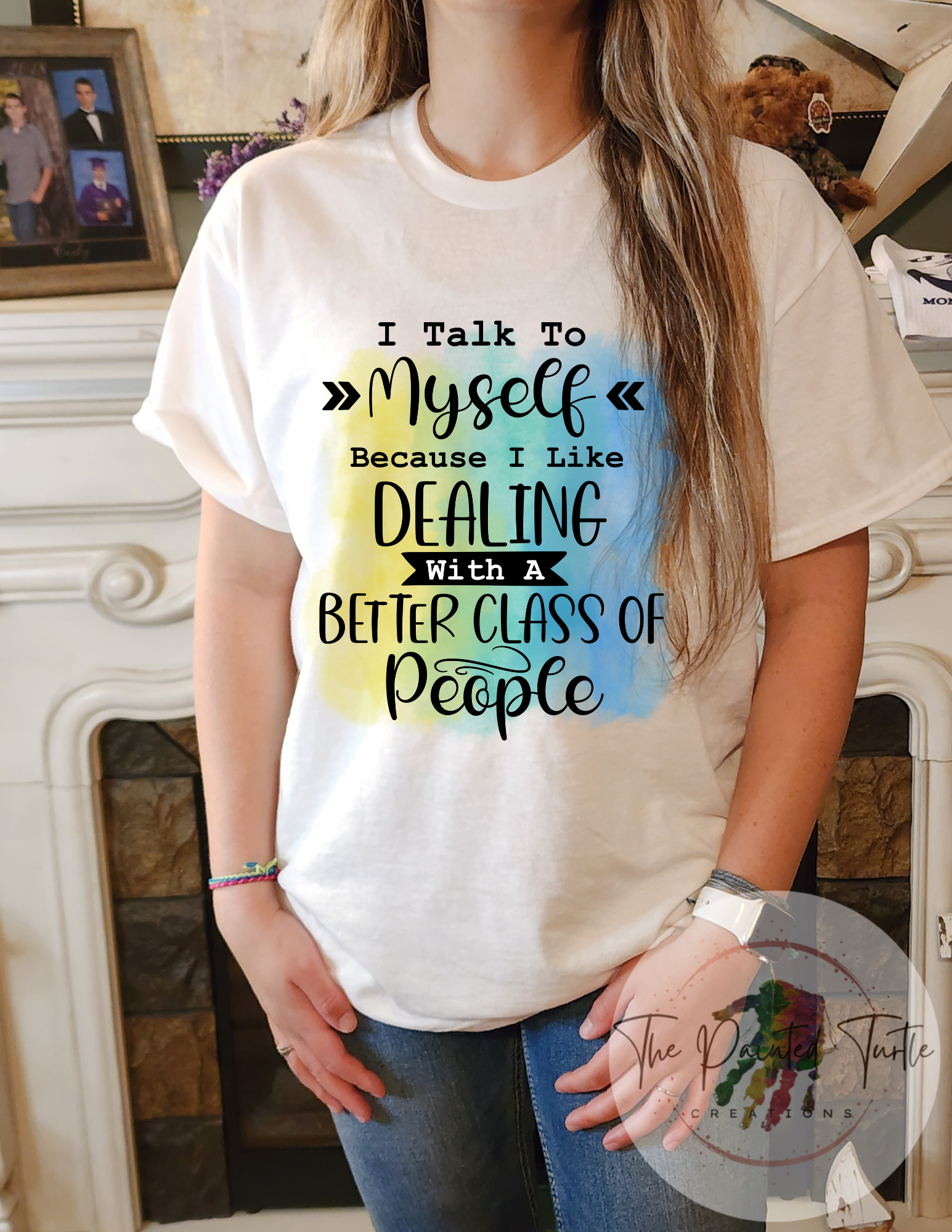 i talk to myself because i like dealing with a better class of people sublimation shirt