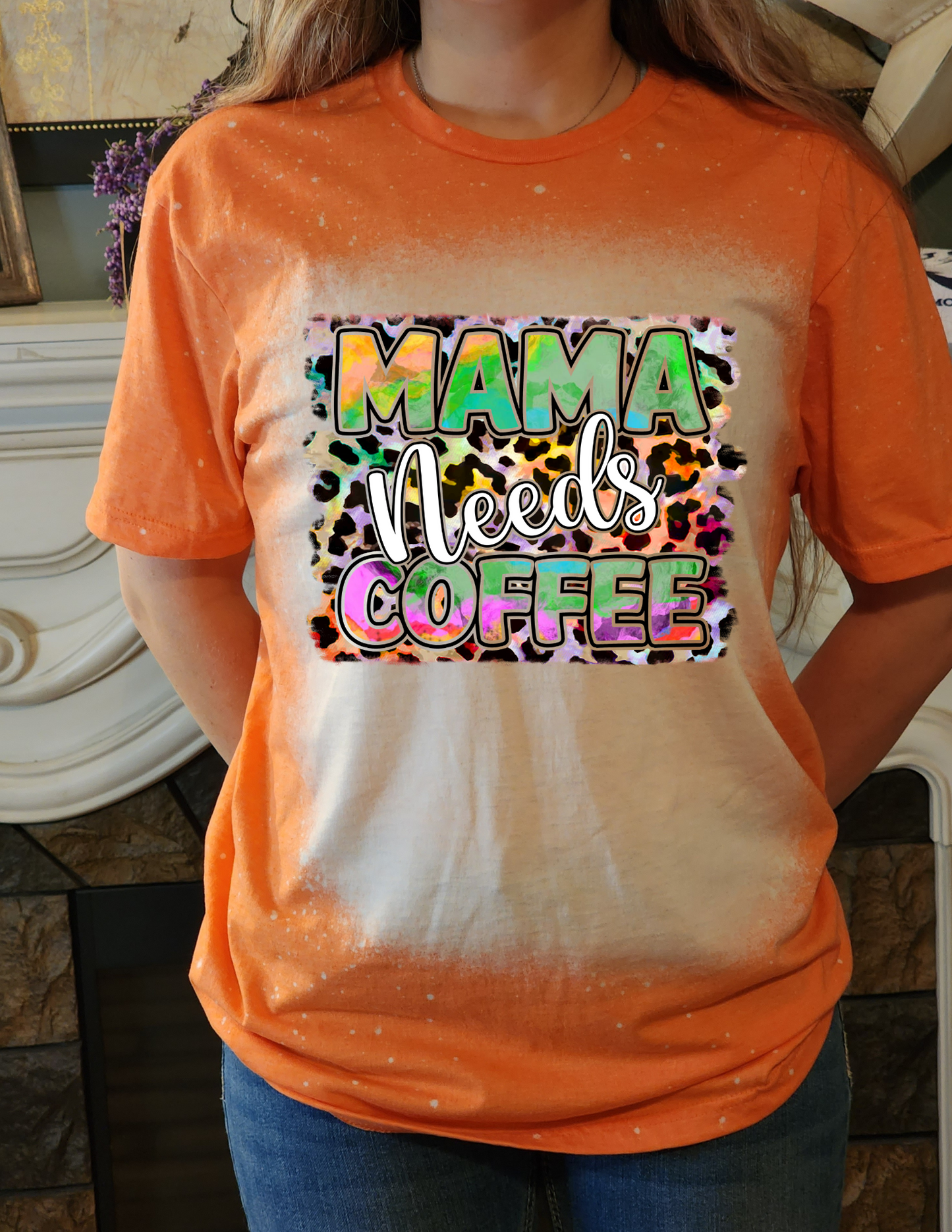 mama needs coffee sublimation shirt