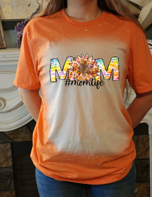 mom life #momlife flowers sublimation shirt