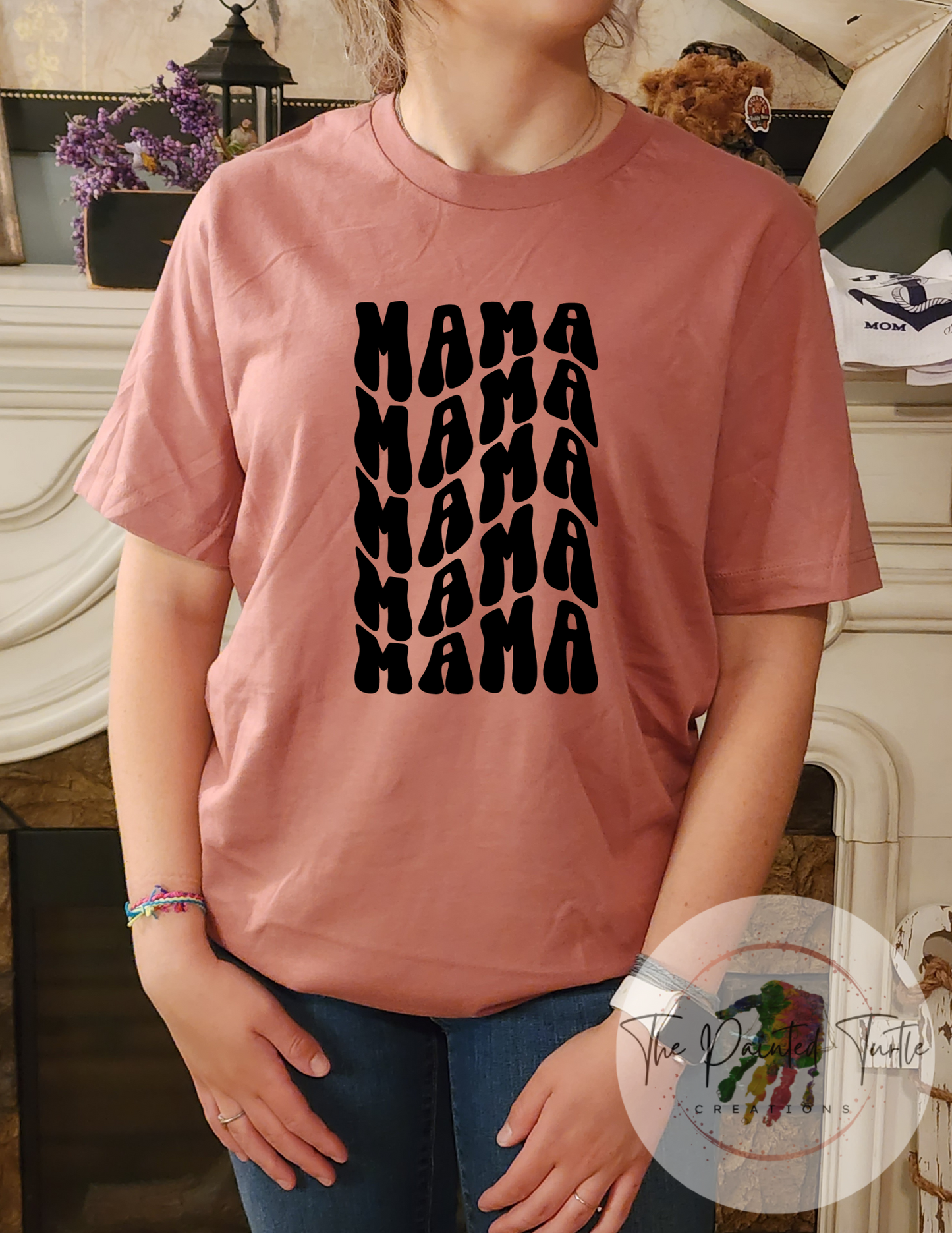 Mama Echo Groovy Font Shirt- Sublimation Shirt