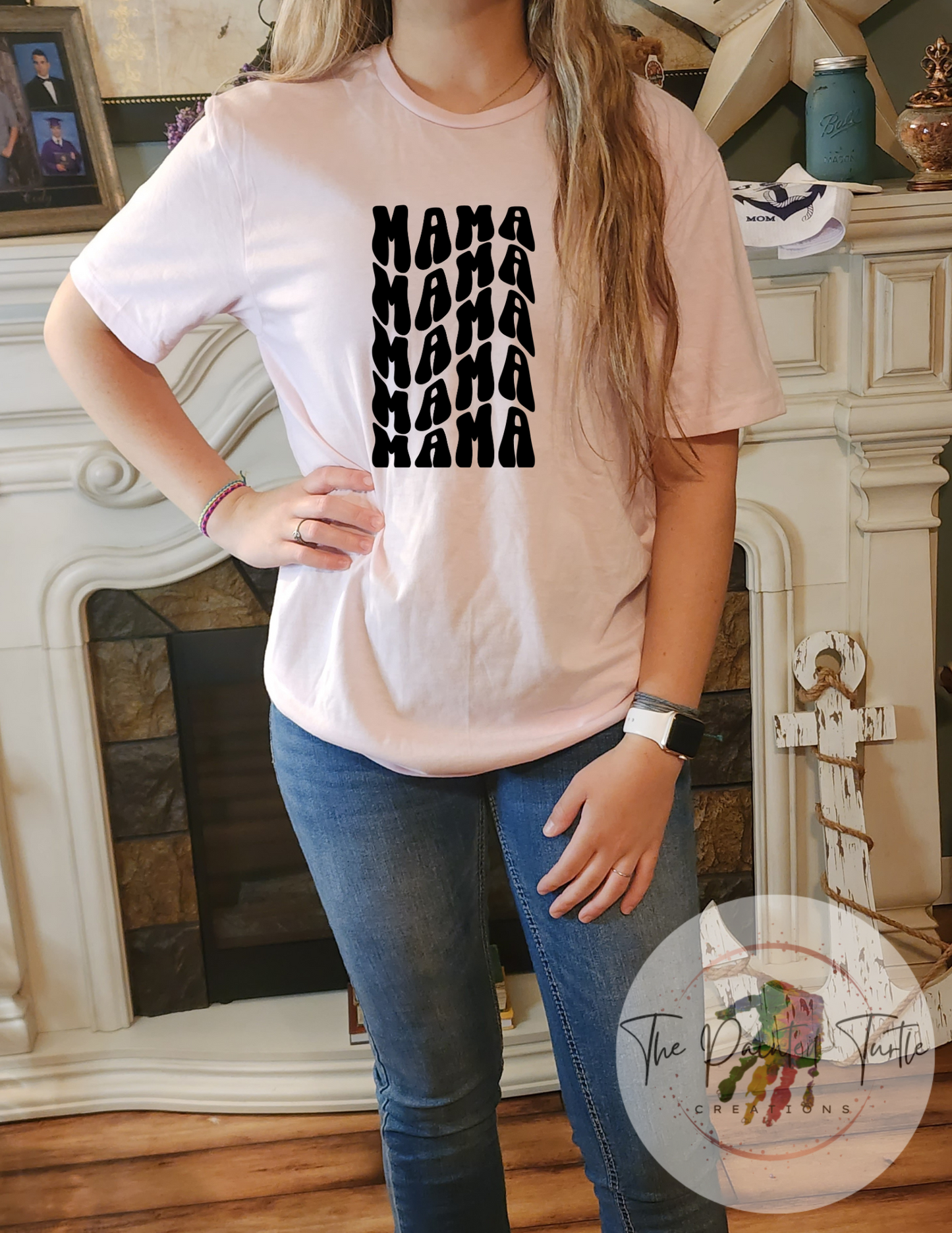 Mama Echo Groovy Font Shirt- Sublimation Shirt