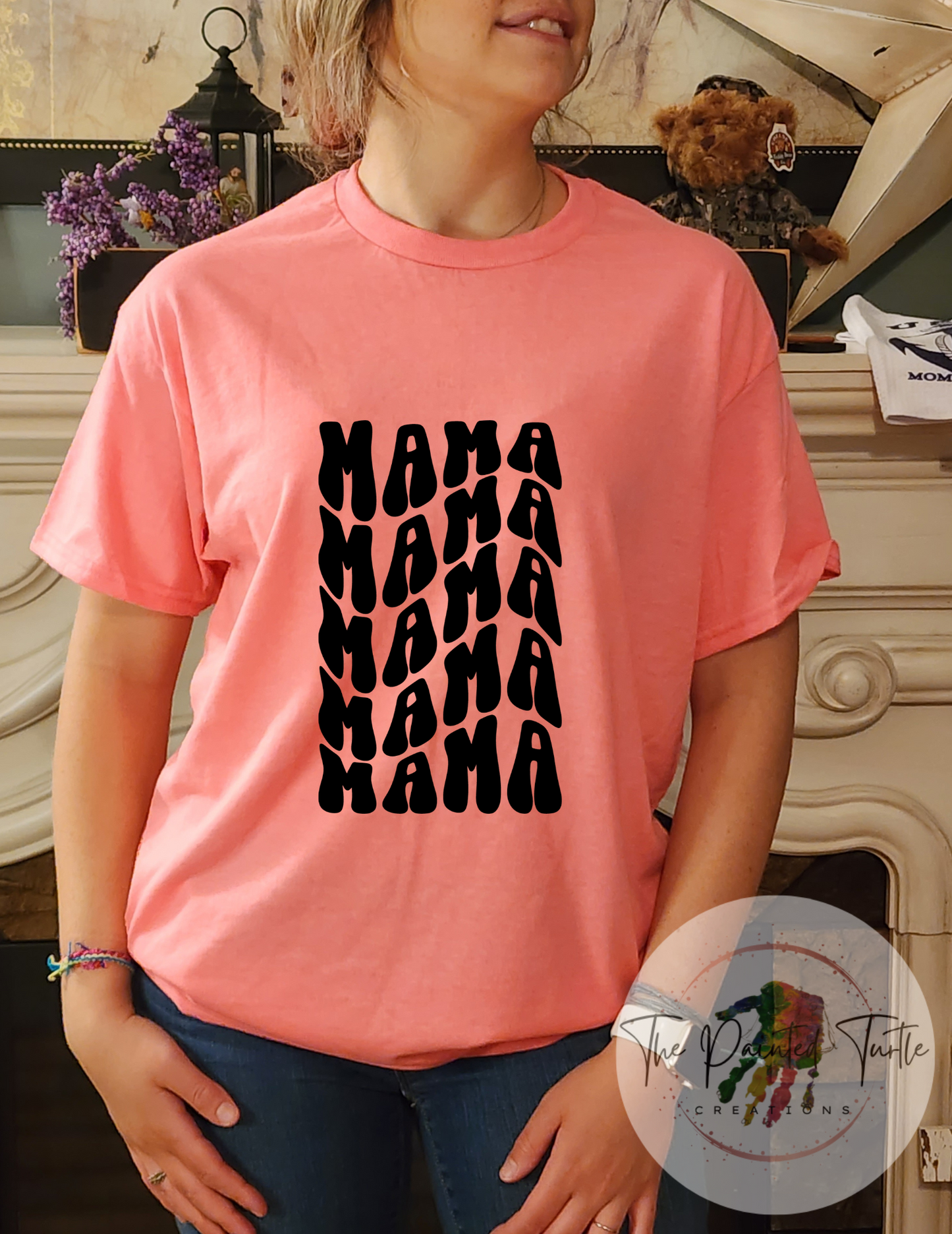 Mama Echo Groovy Font Shirt- Sublimation Shirt