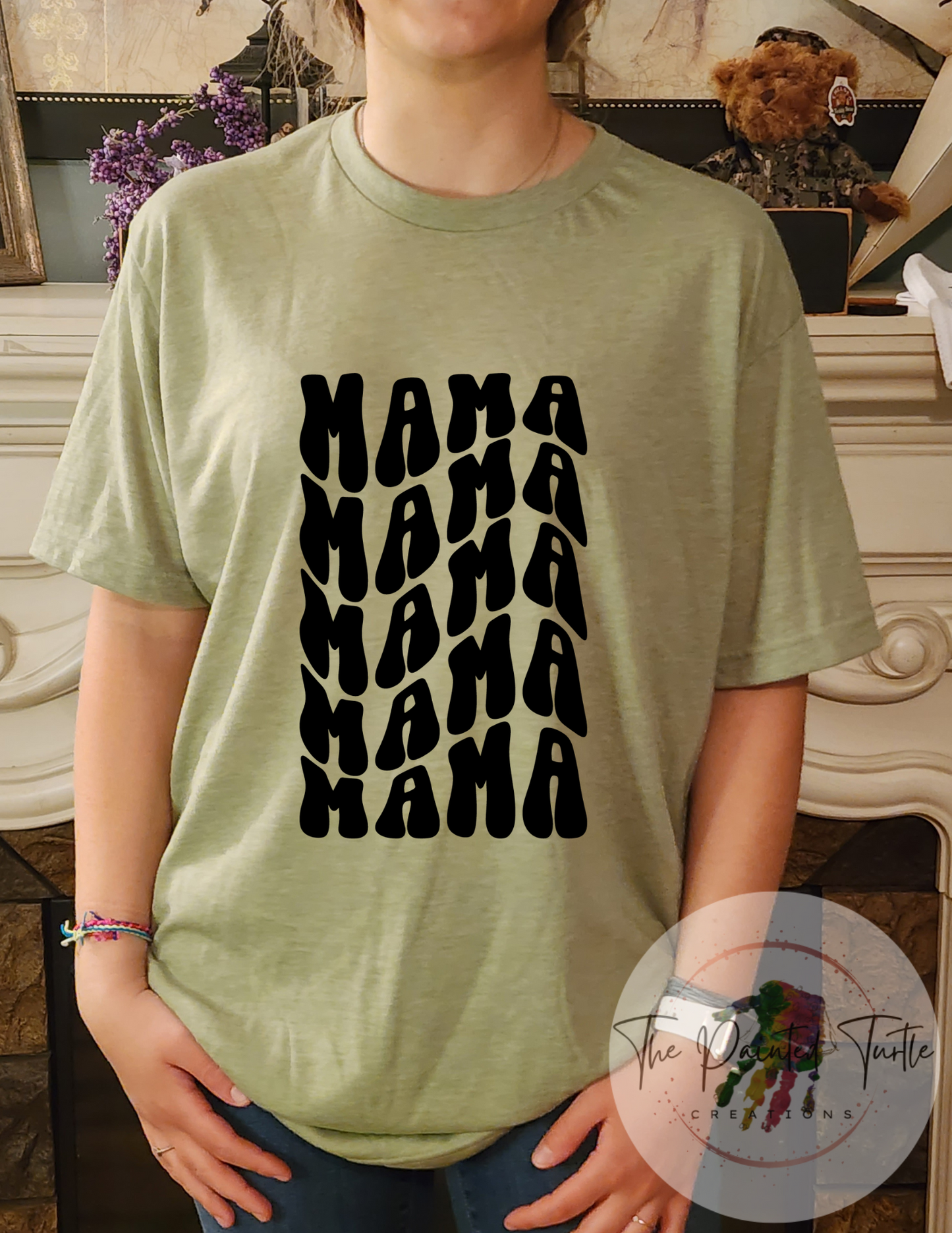 Mama Echo Groovy Font Shirt- Sublimation Shirt