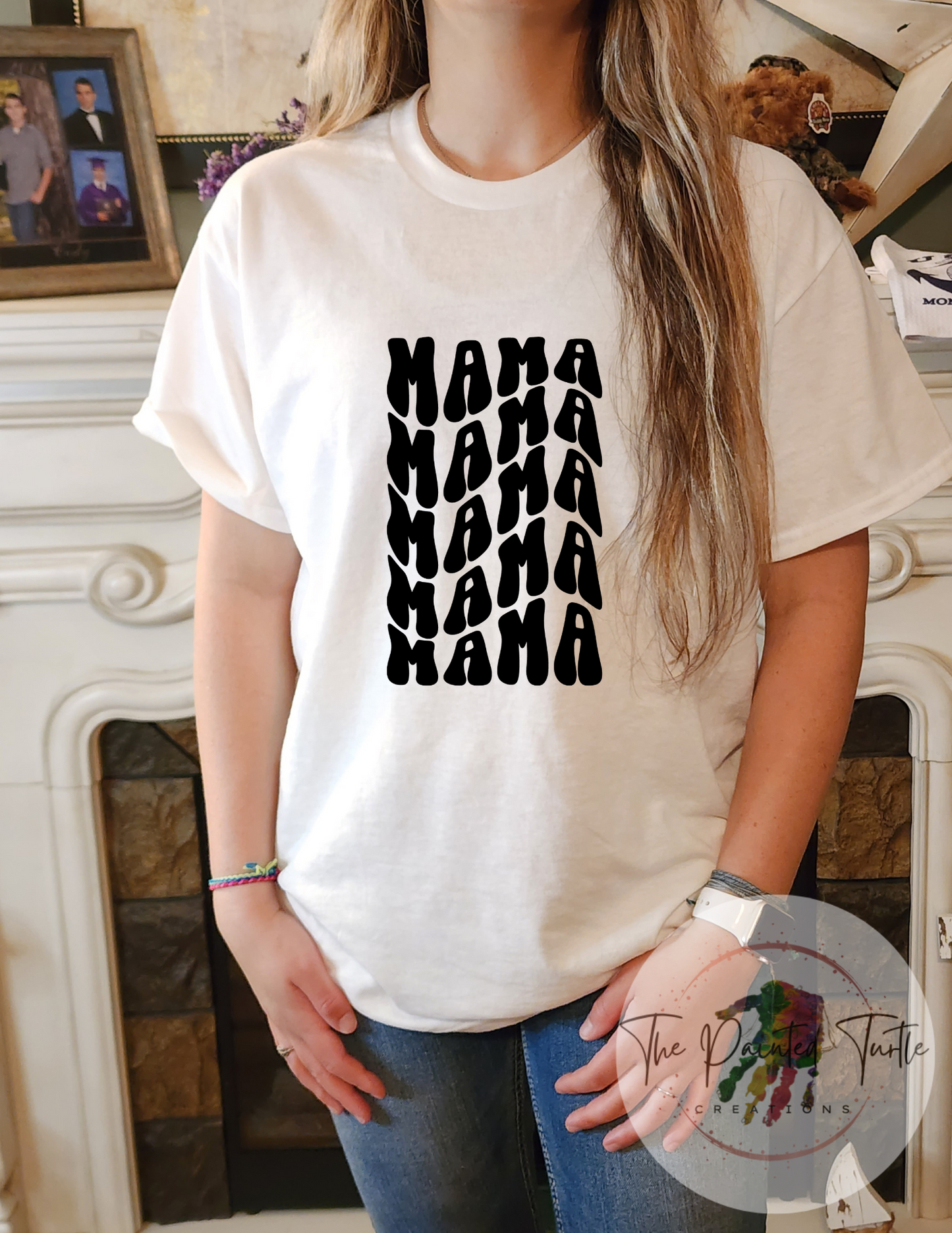 Mama Echo Groovy Font Shirt- Sublimation Shirt