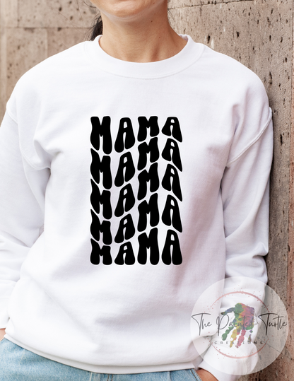 Mama Echo Groovy Font Shirt- Sublimation Shirt