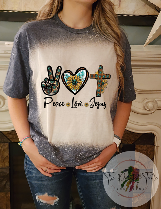 peace love jesus sublimation shirt